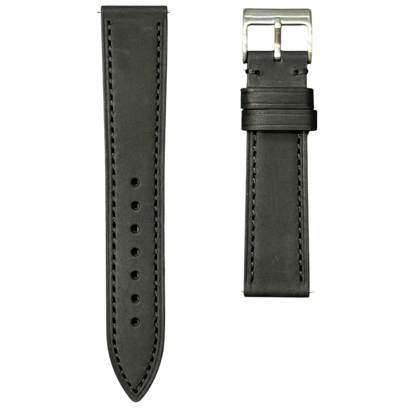 260X - Matt Black calf strap