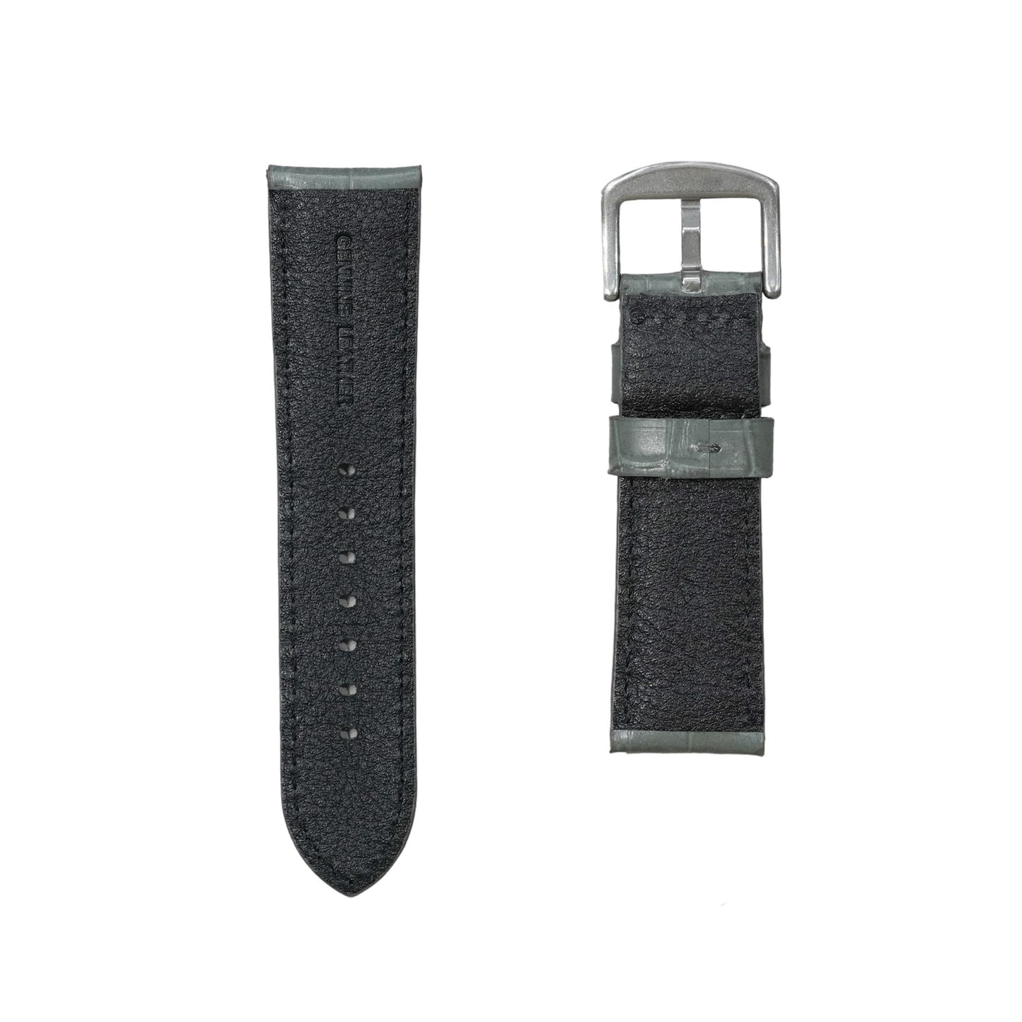 4A - Grey Genuine leather strap