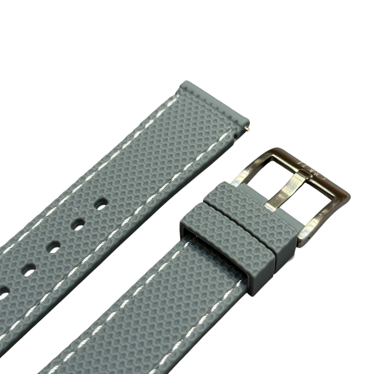 Waffle - Rubber strap Grey