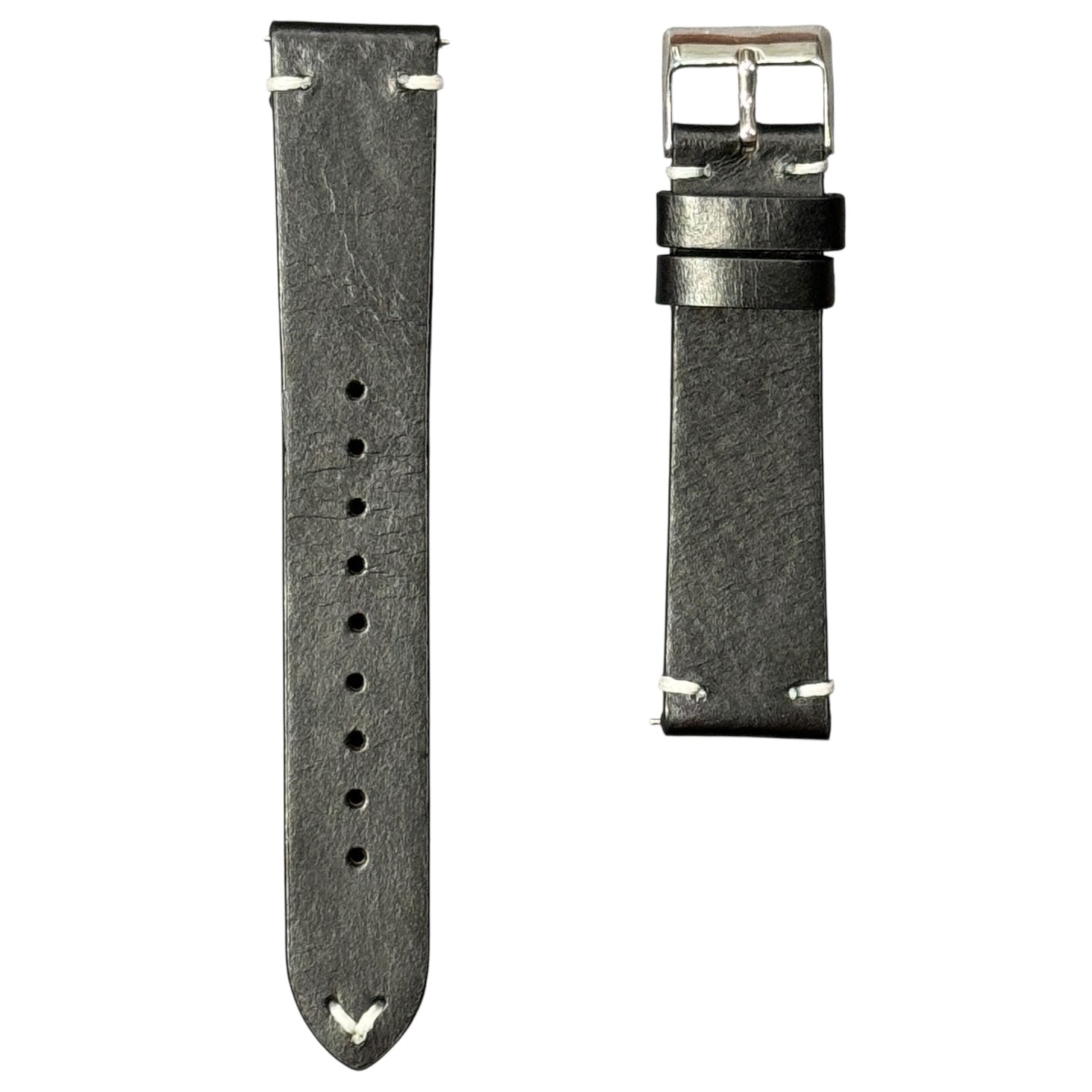 112 - Calf leather strap Black