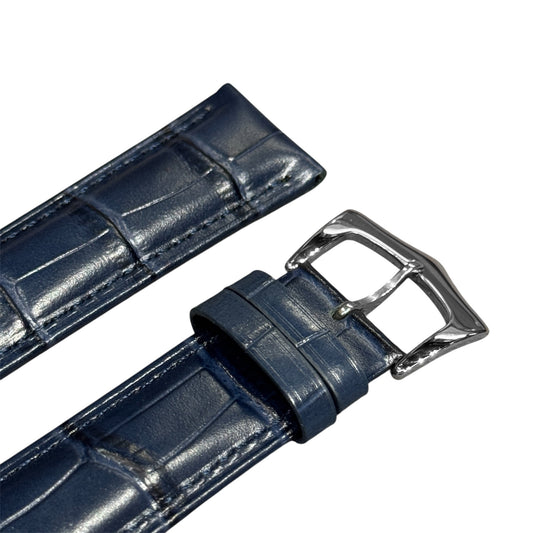 8A - Navy blue Genuine Leather strap