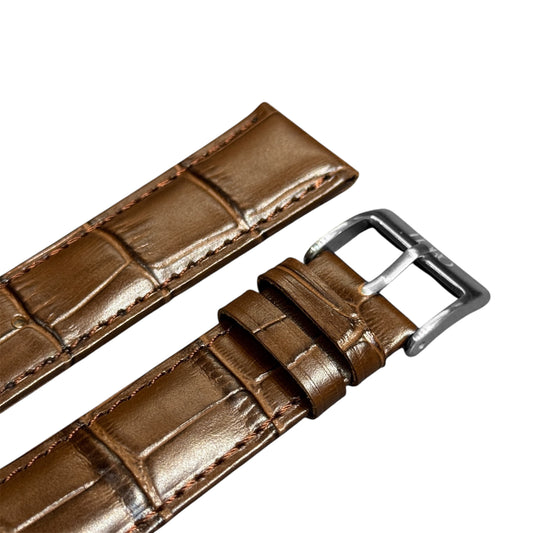 7A - Brown genuine leather strap