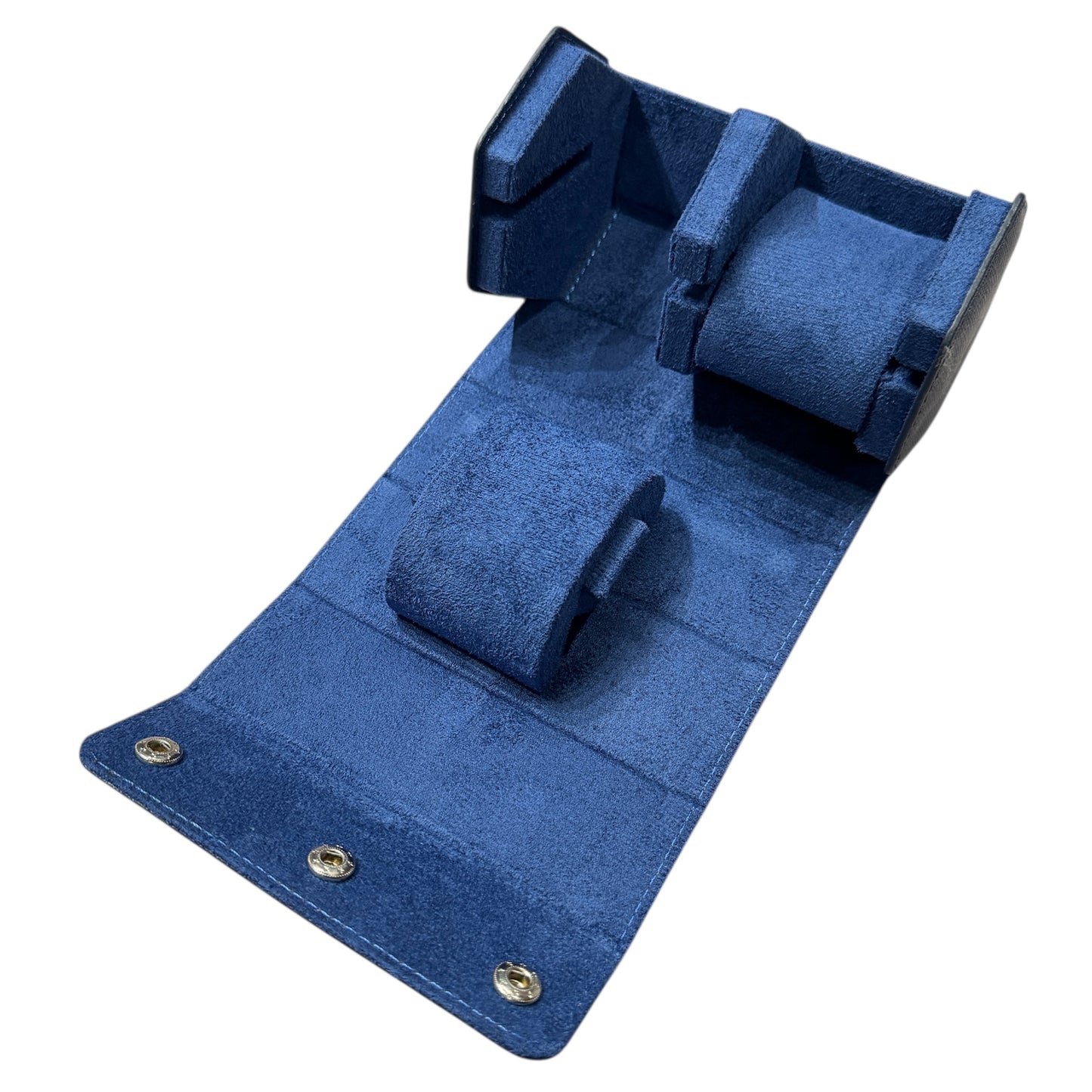 Hexagon Blue travel case for 2 watches