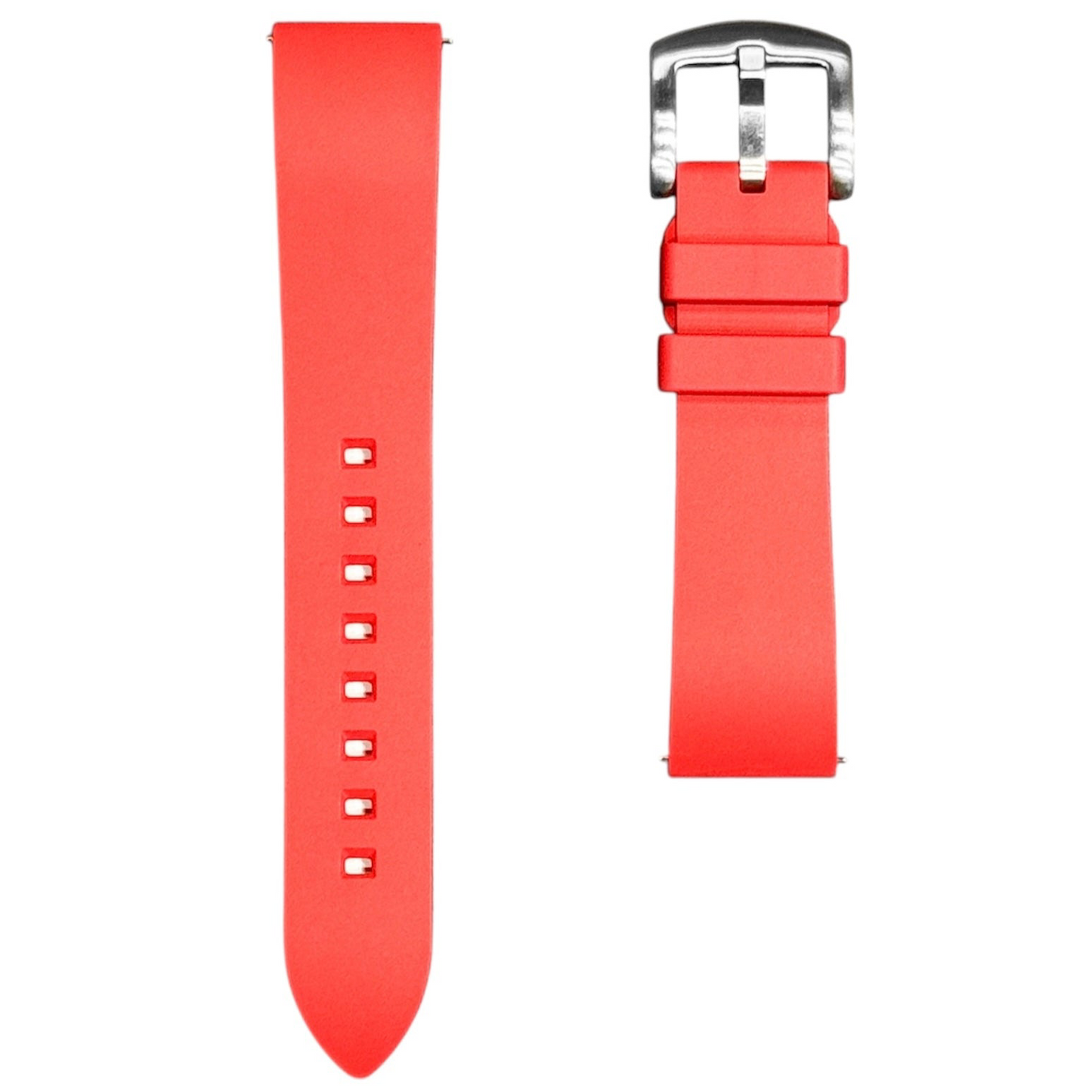 98D - Red Rubber strap