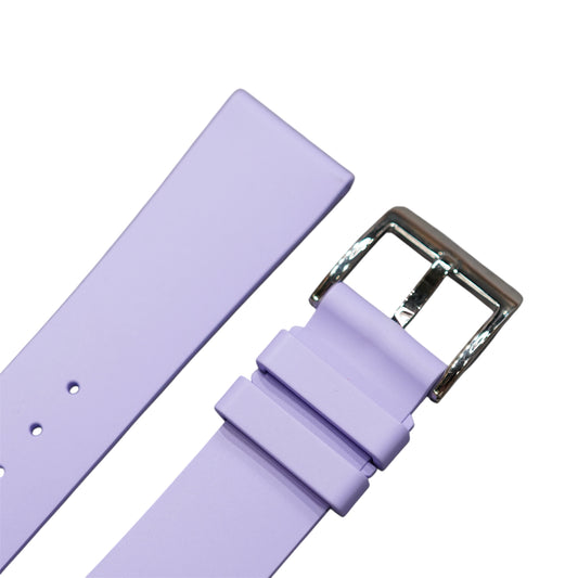 XSFKM - Lavender purple Short length FKM Rubber strap