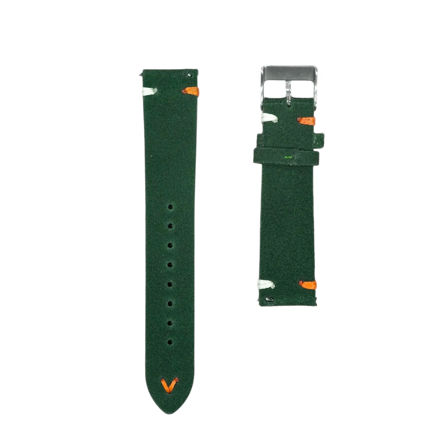 16C - Calf leather strap Green