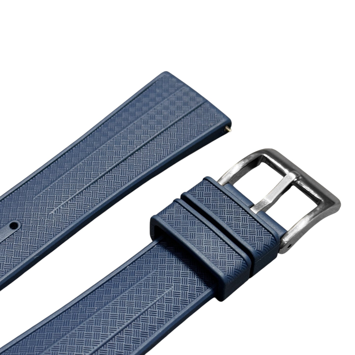 904 - Navy blue FKM Rubber strap