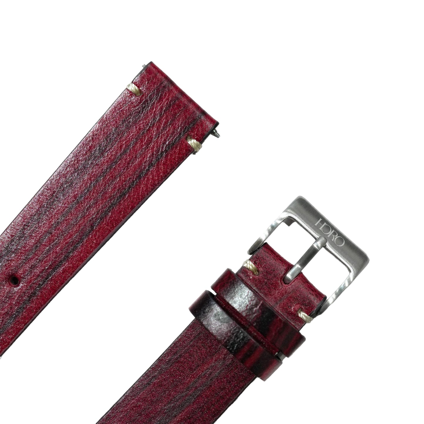 276c - Calf leather strap Red