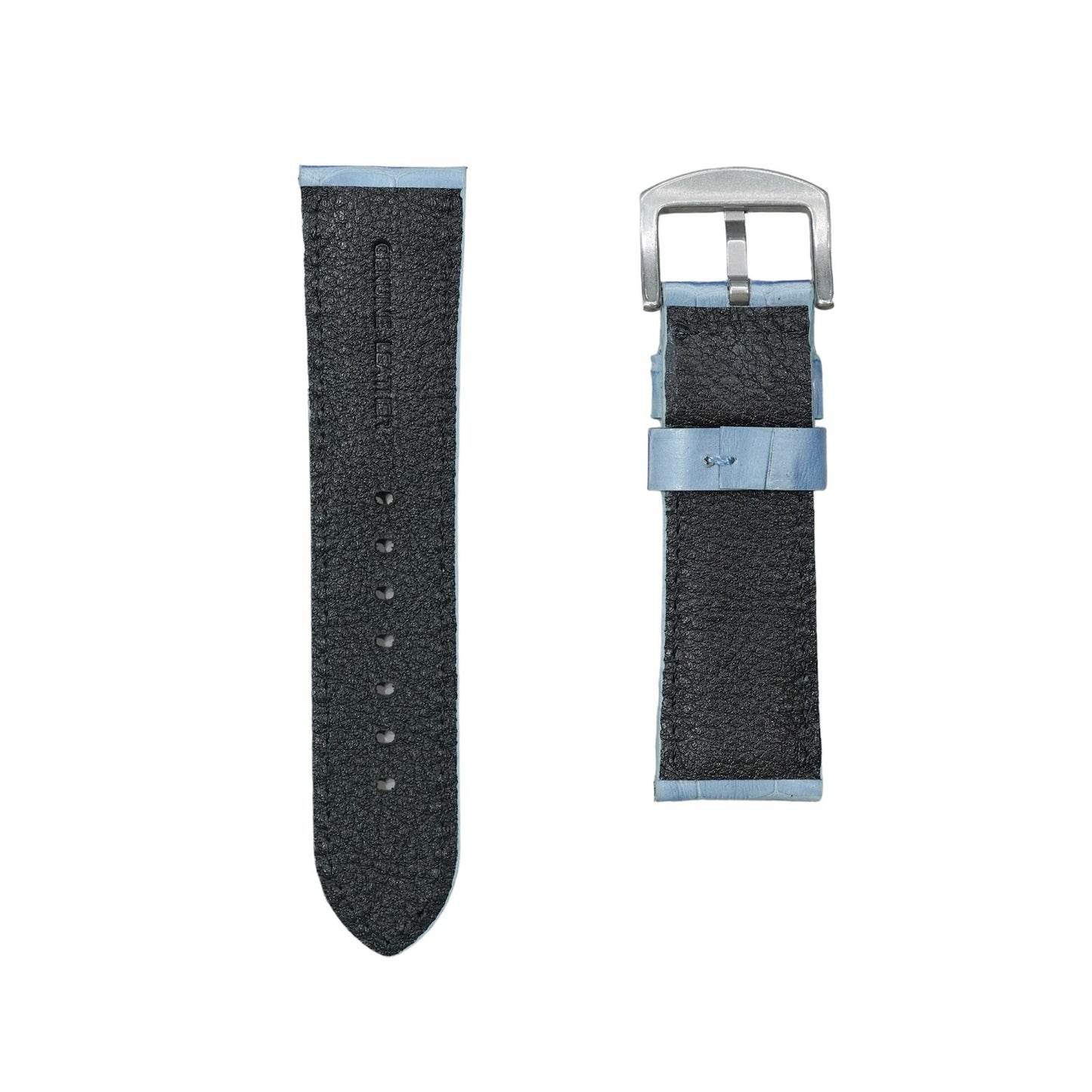 4A - Sky blue Genuine leather strap