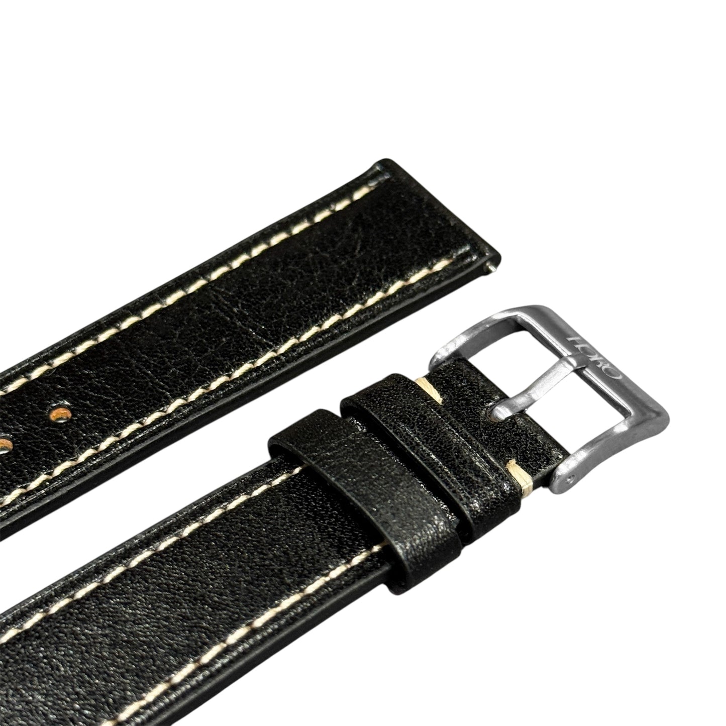 A33 - Shiny Black Calf strap