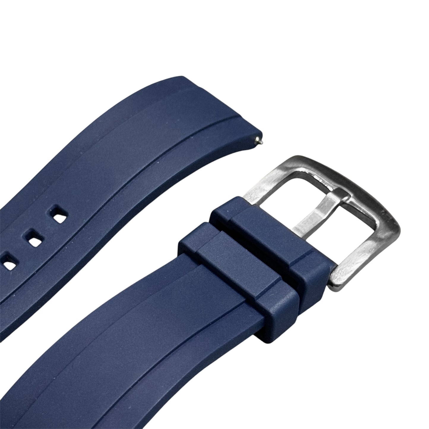 615P - Navy blue FKM Rubber strap