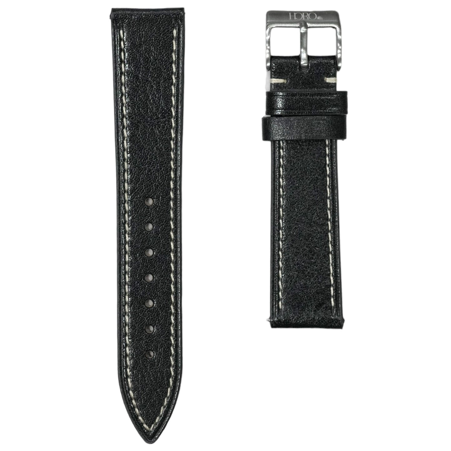 A33 - Shiny Black Calf strap
