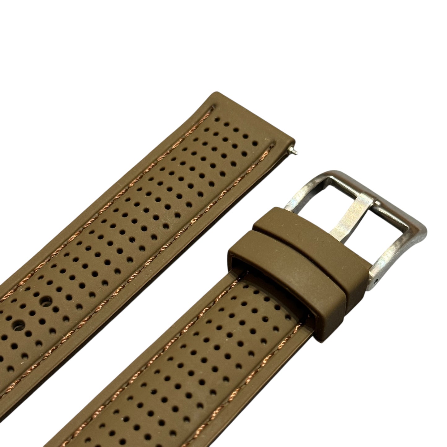 46 - Rubber strap Brown