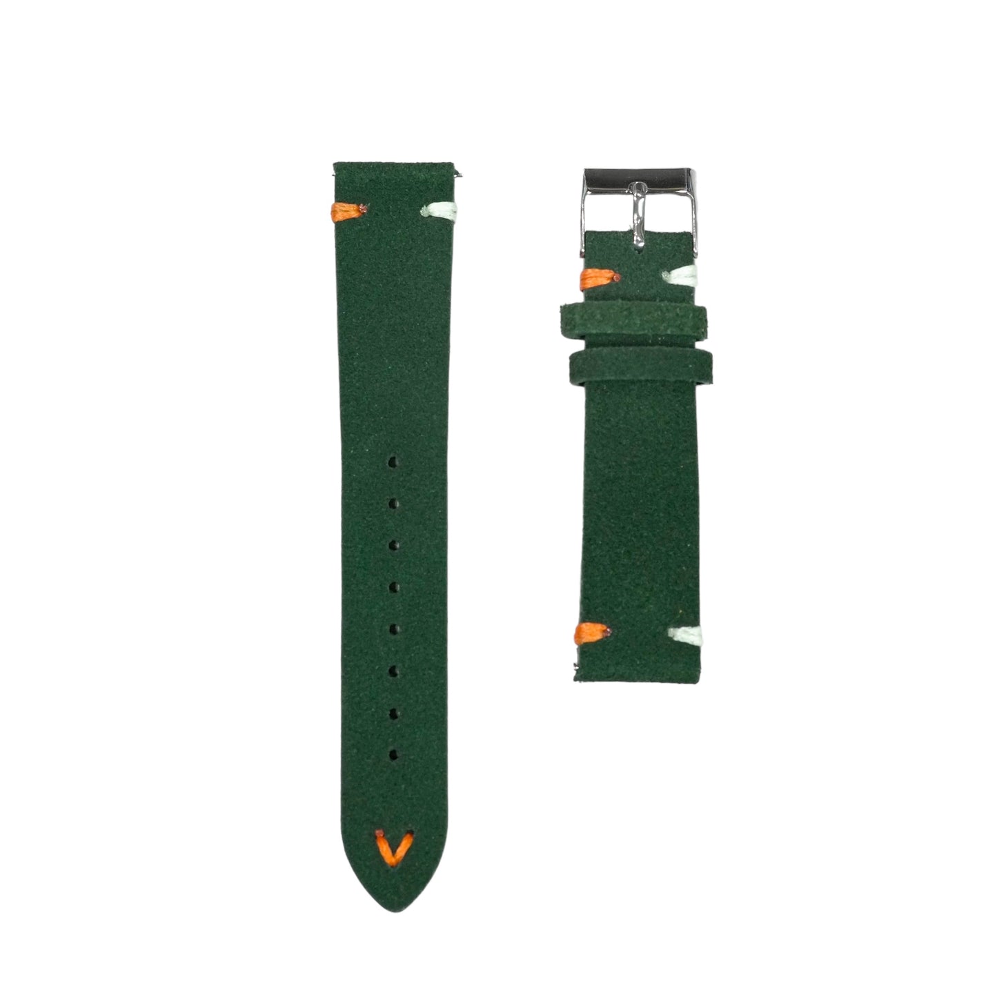 16C - Calf leather strap Green