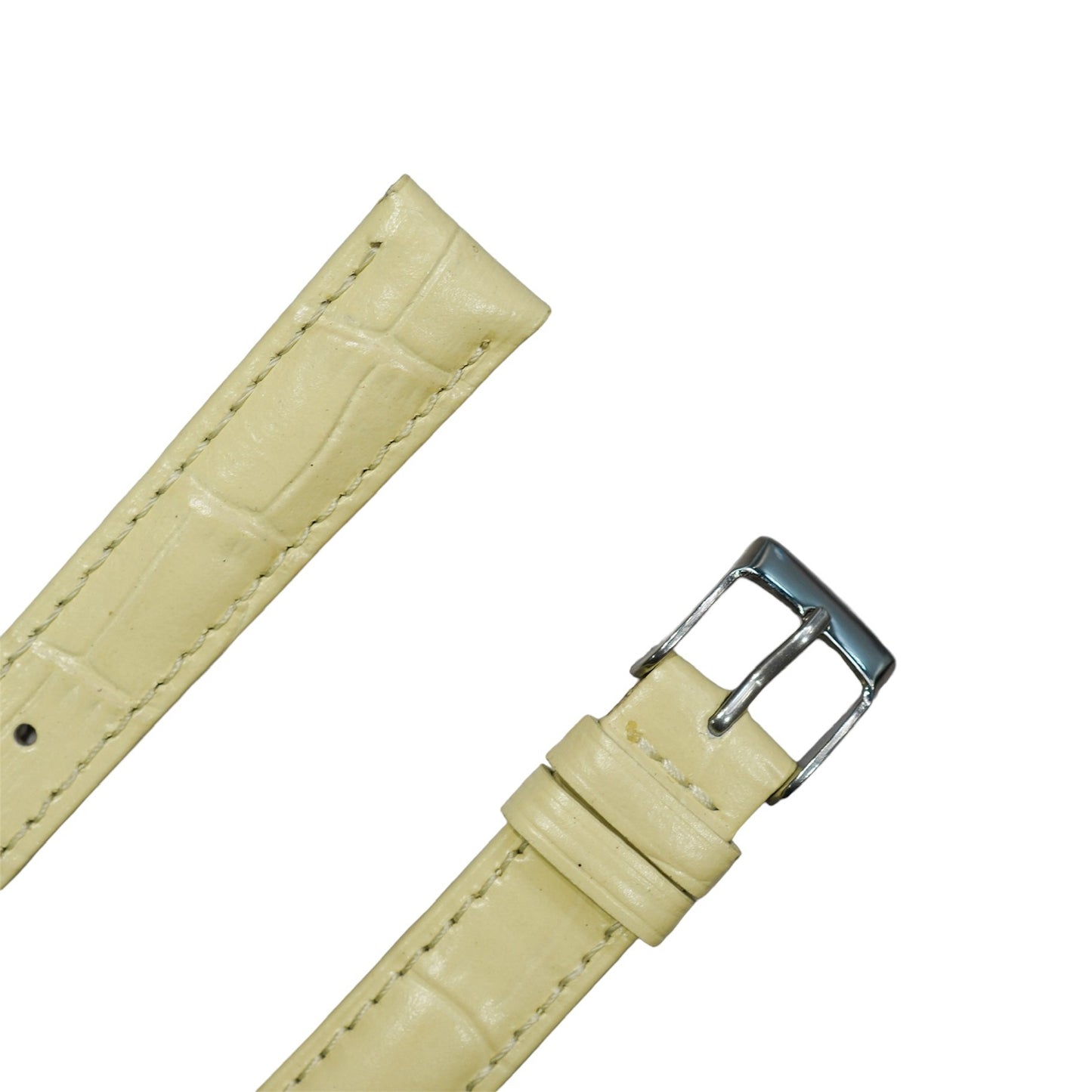 7A - Off white genuine leather strap