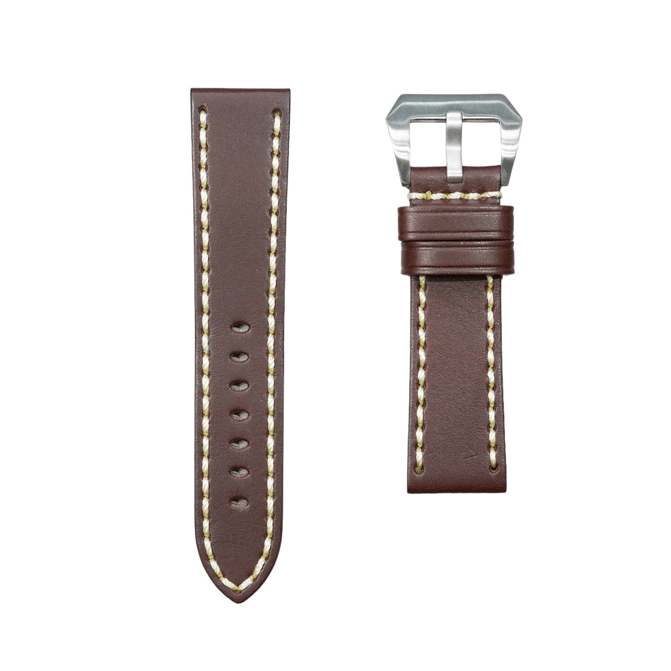 B1 - Calf leather strap Choco Brown