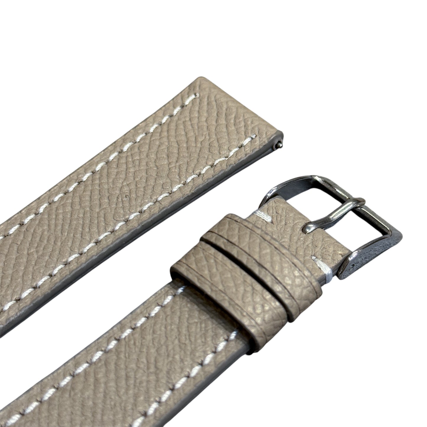 259D - Grey/white stitiching Epsom strap