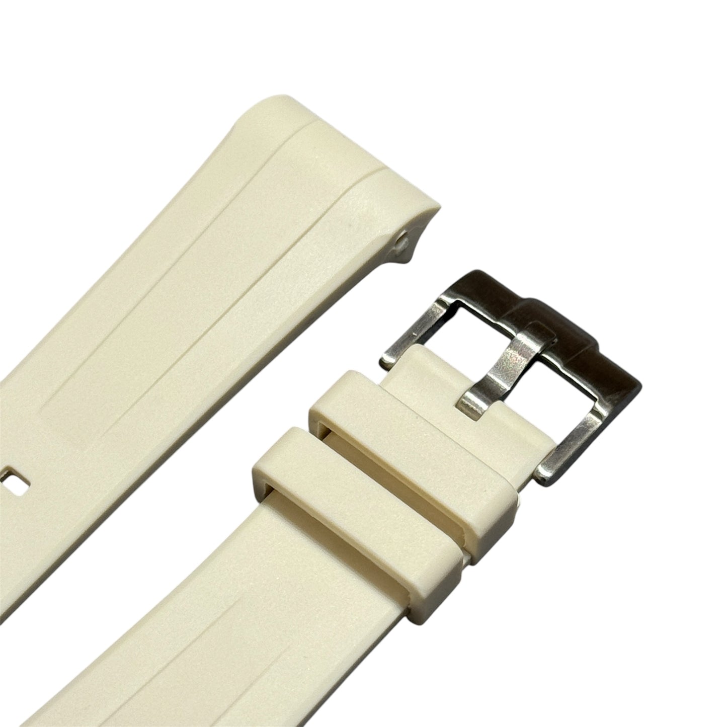 50F - Off white curve end Rubber strap for SW x BP Fifty fathoms