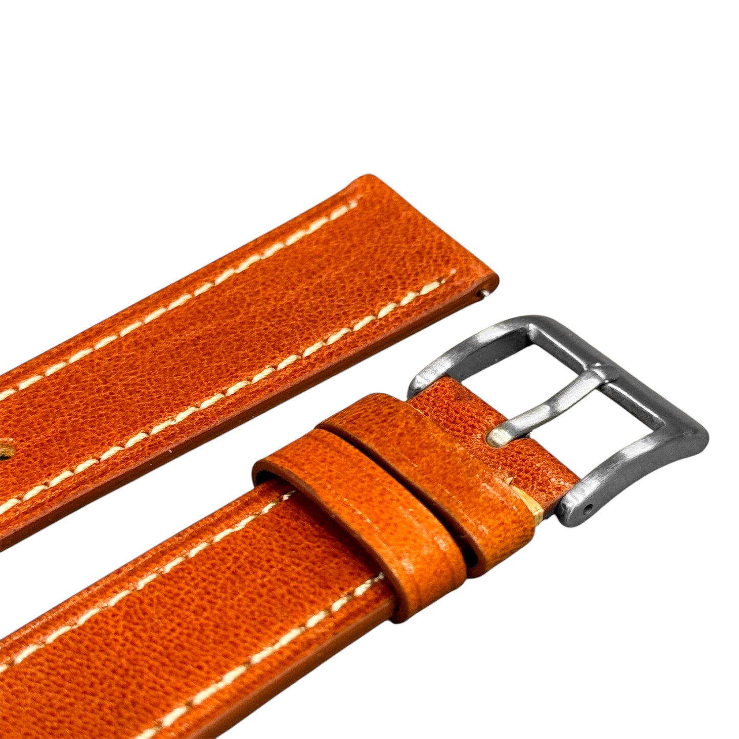 A33 - Shiny Golden Brown Calf strap