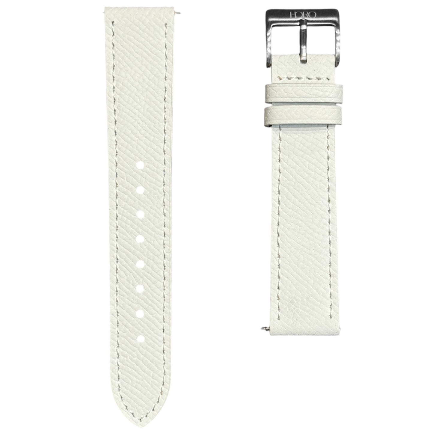 258D - White Epsom strap