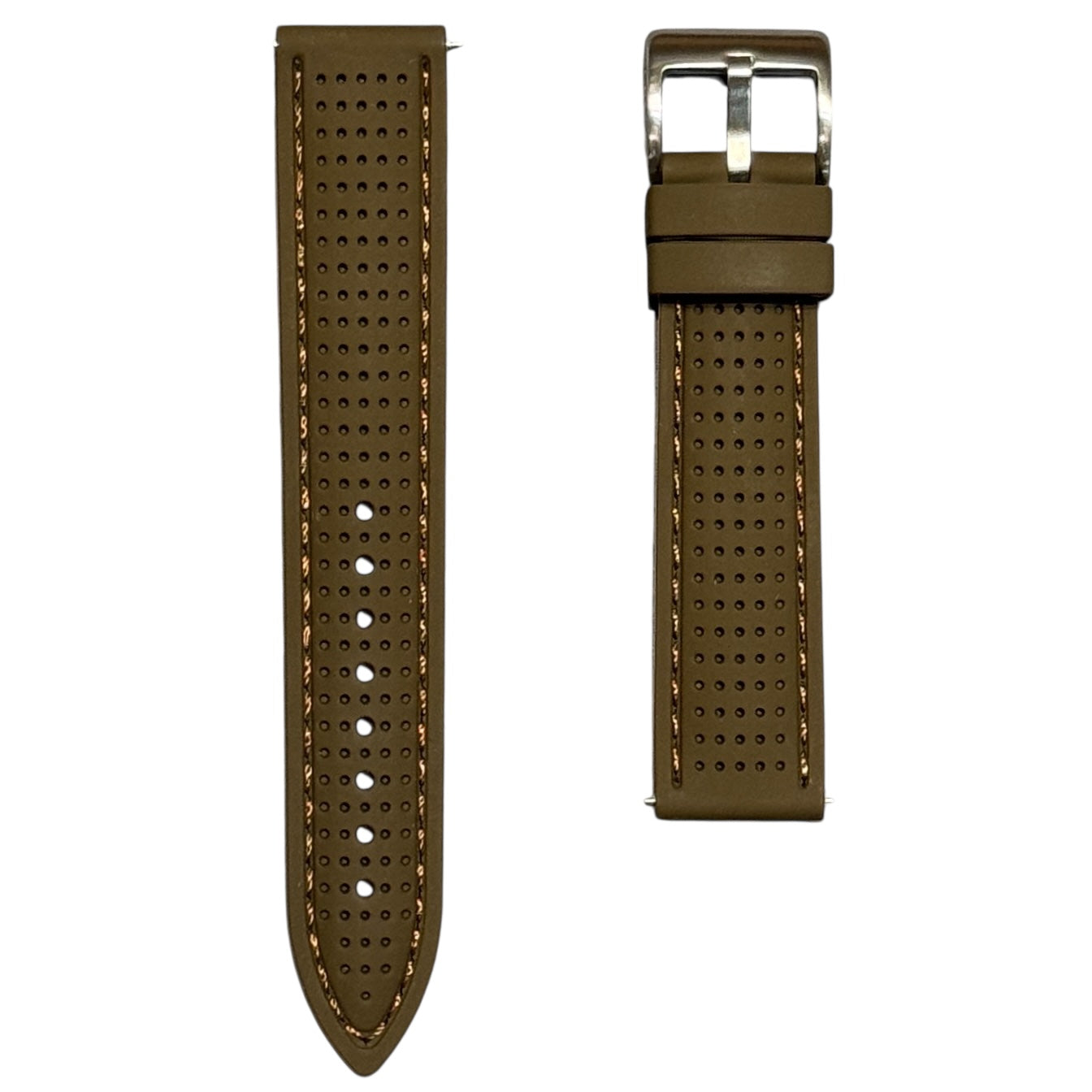 46 - Rubber strap Brown