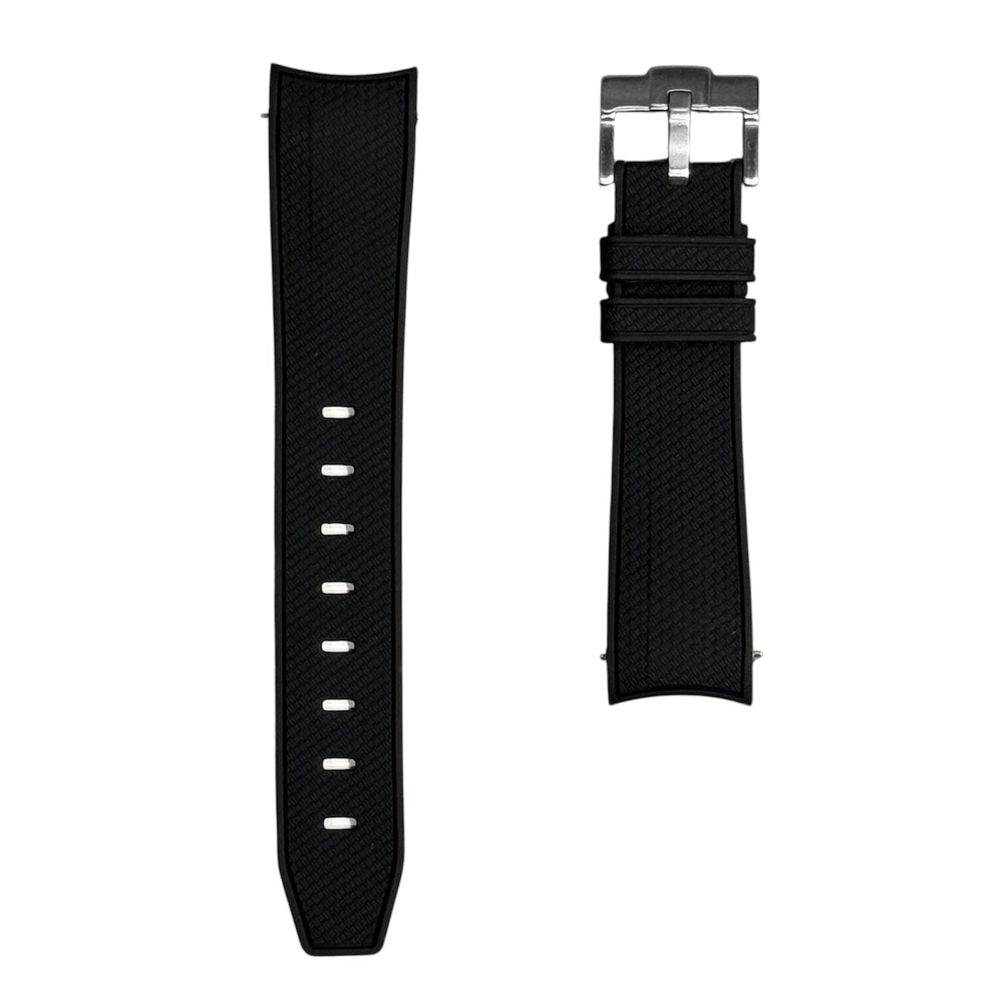 🎁 61M - Black Rubber strap (100% off)