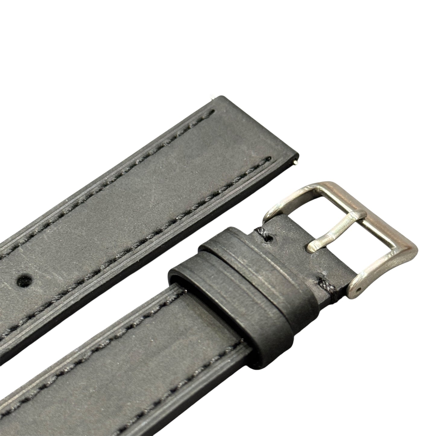 260X - Matt Black calf strap