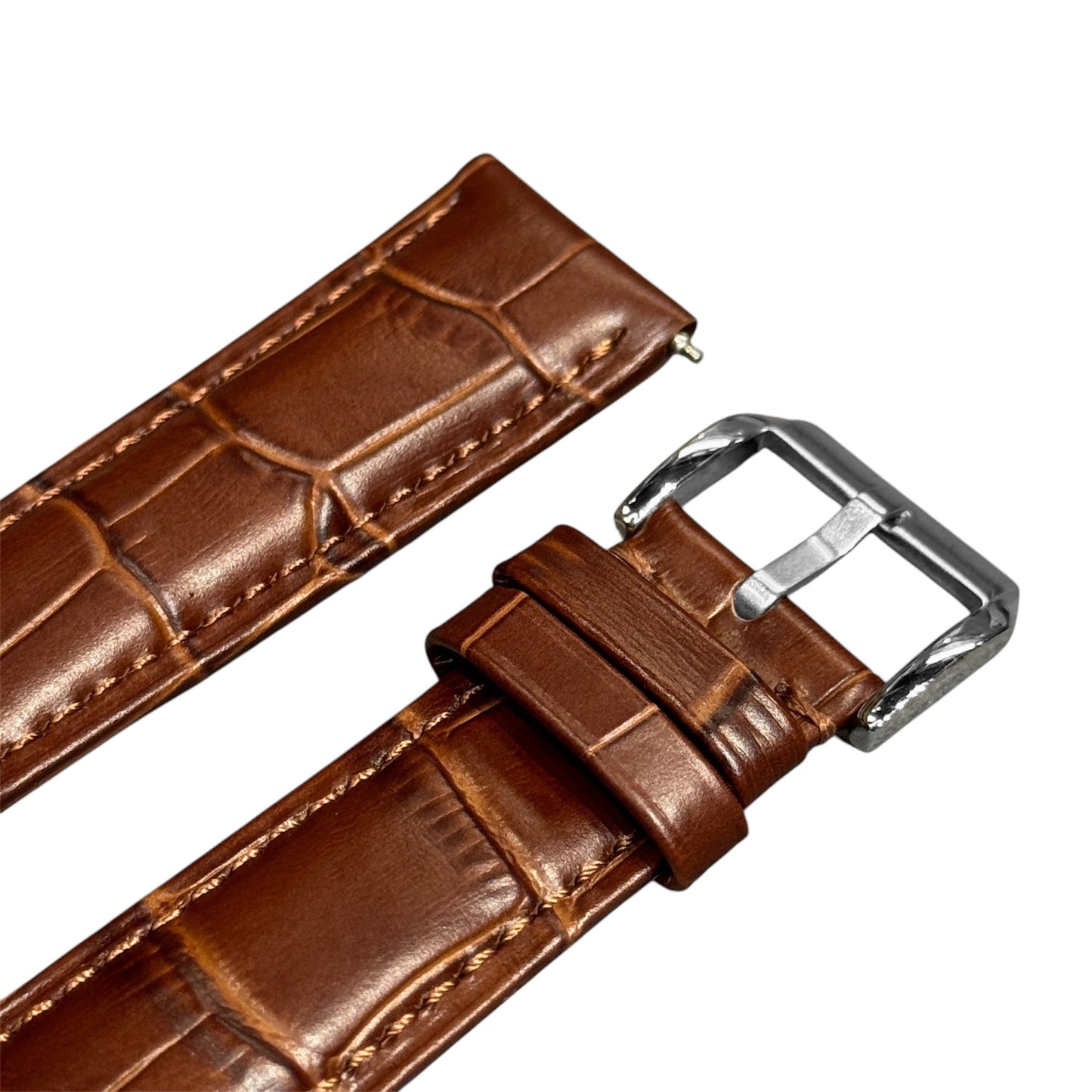 5A - Brown Genuine leather strap