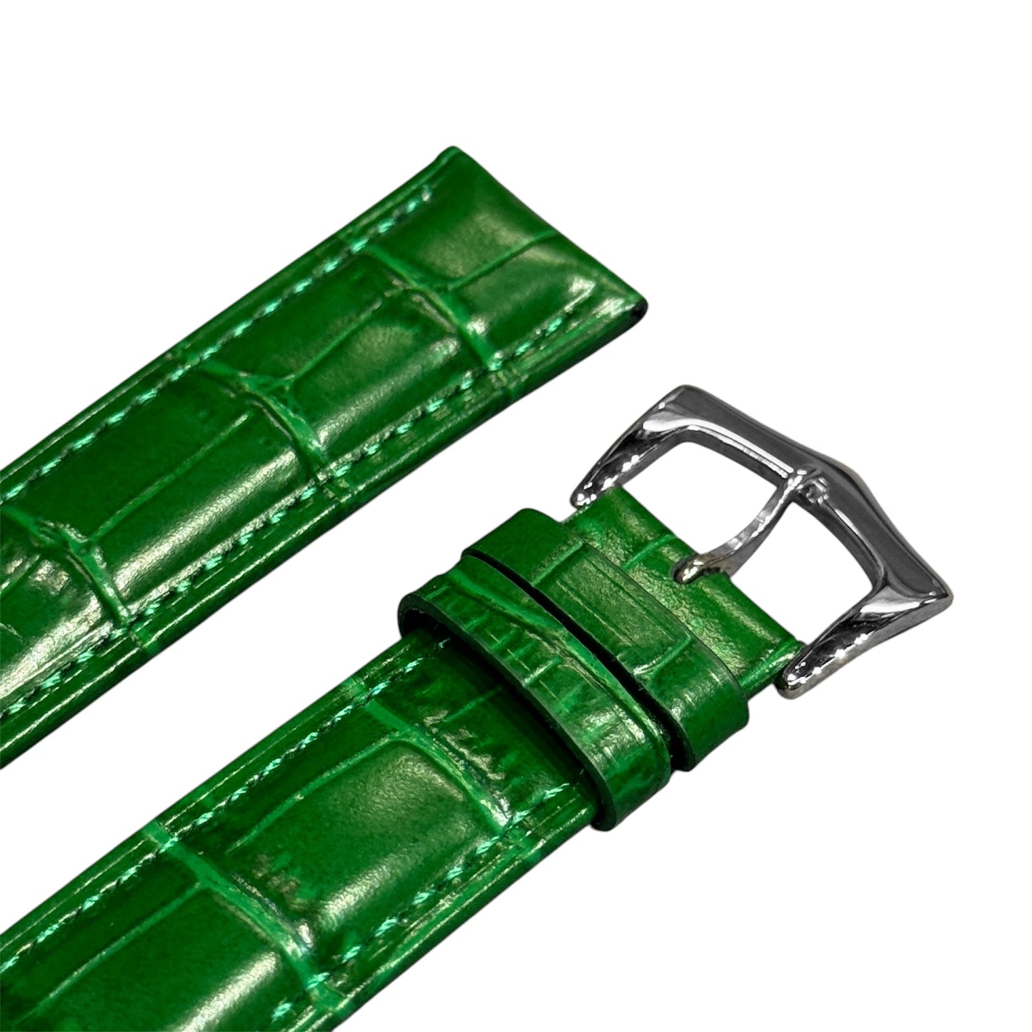 8A - Forest Green Genuine Leather strap