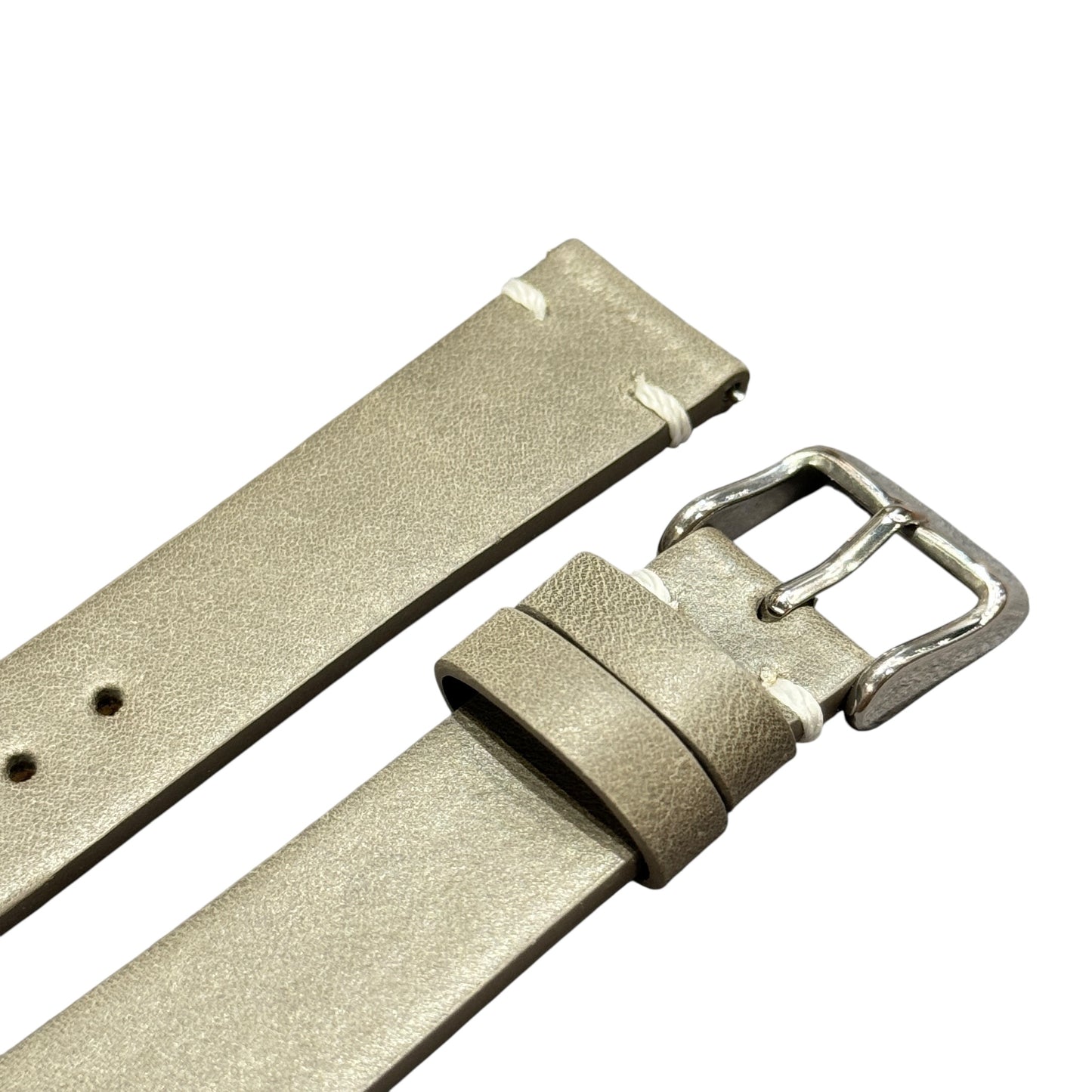 111 - Calf leather strap Grey