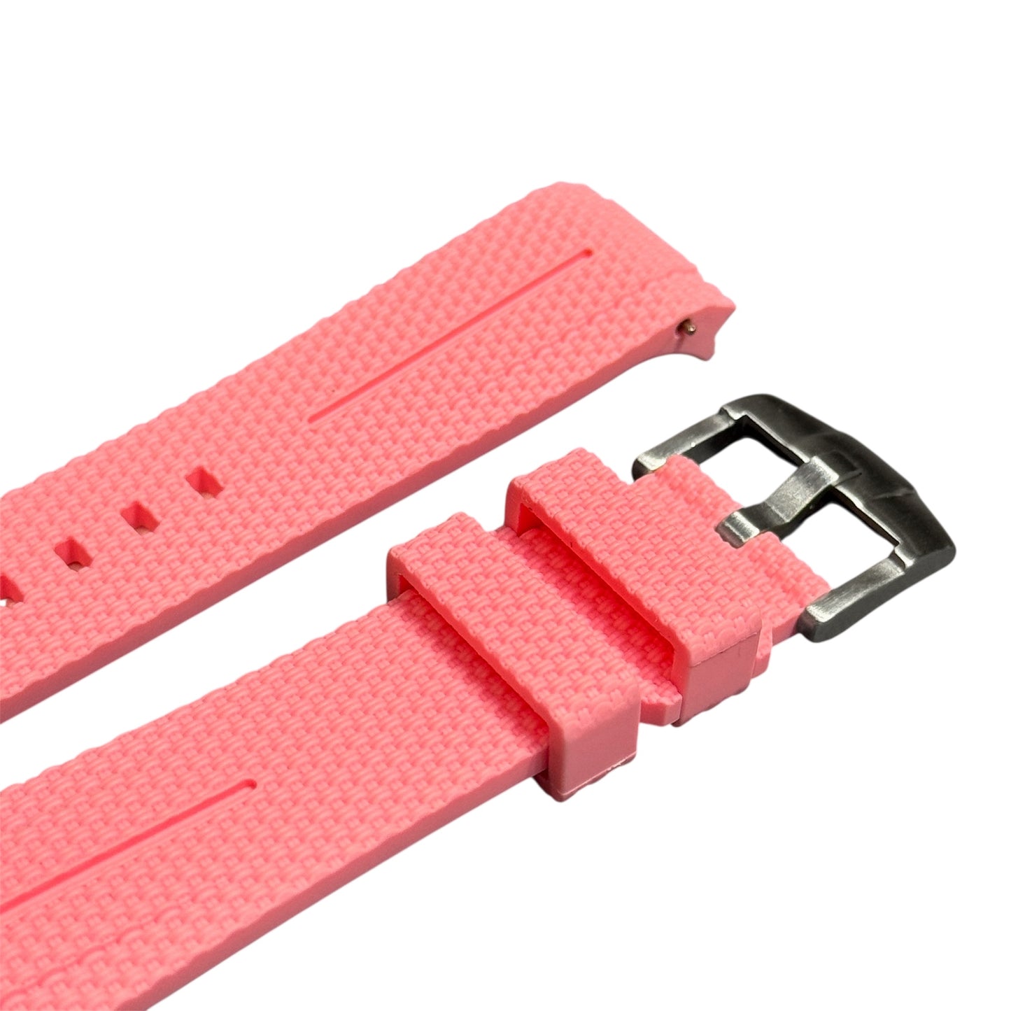 61M - Rose Pink Rubber strap