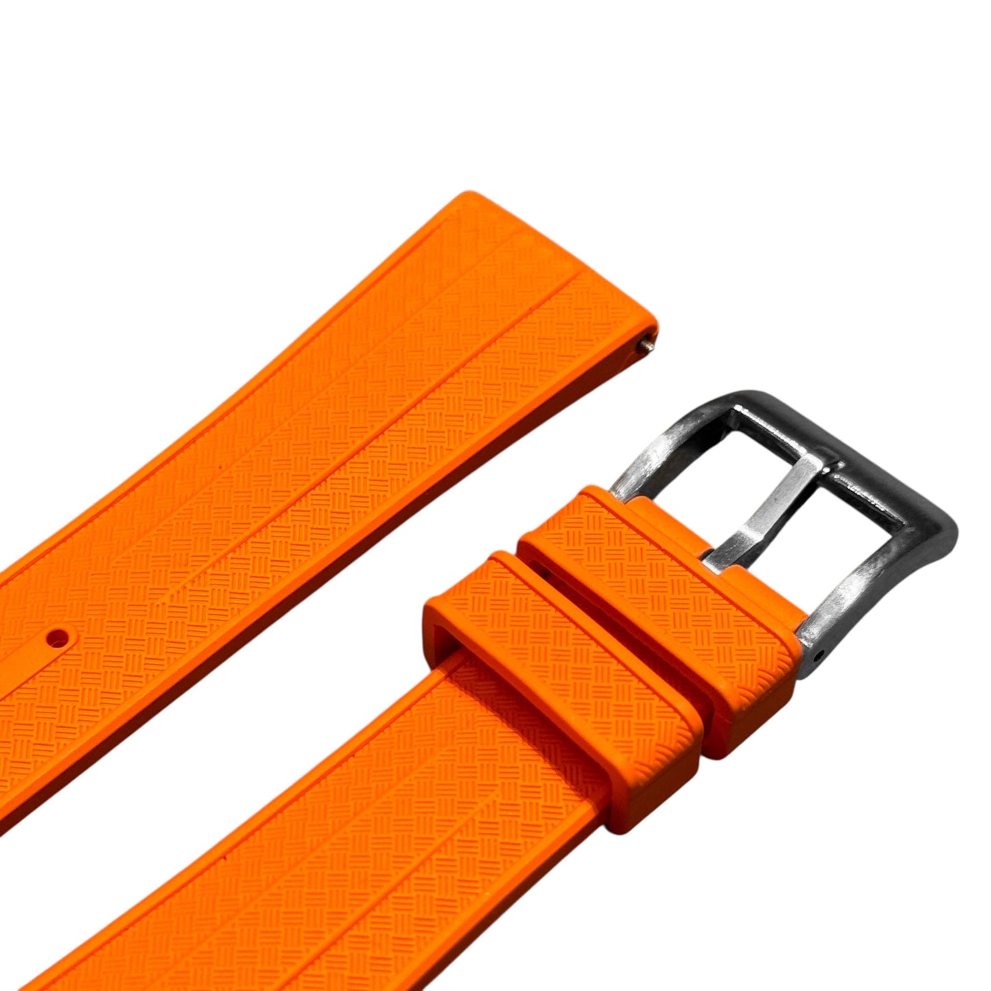 904 - Orange FKM Rubber strap
