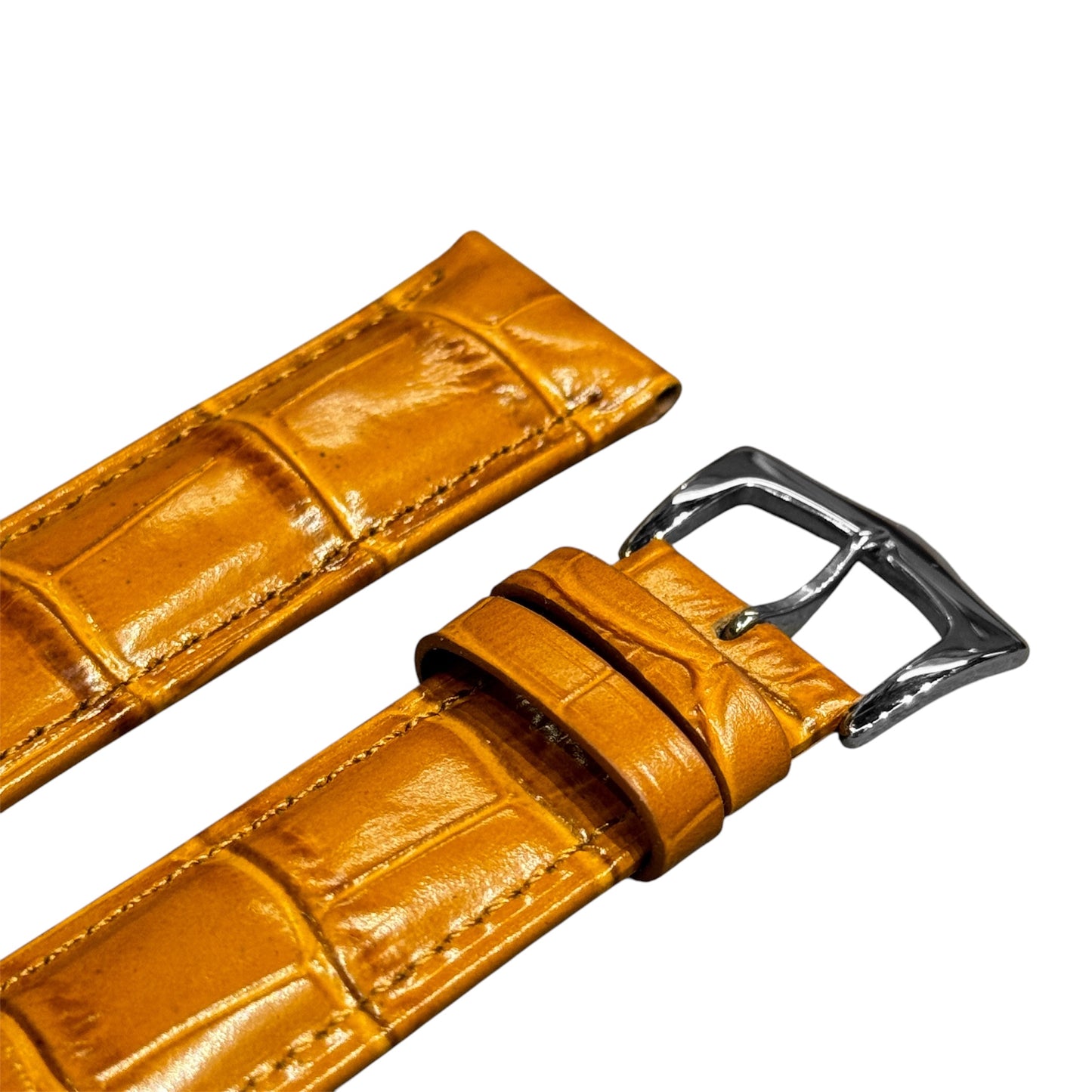 8A - Light Golden brown Genuine Leather strap