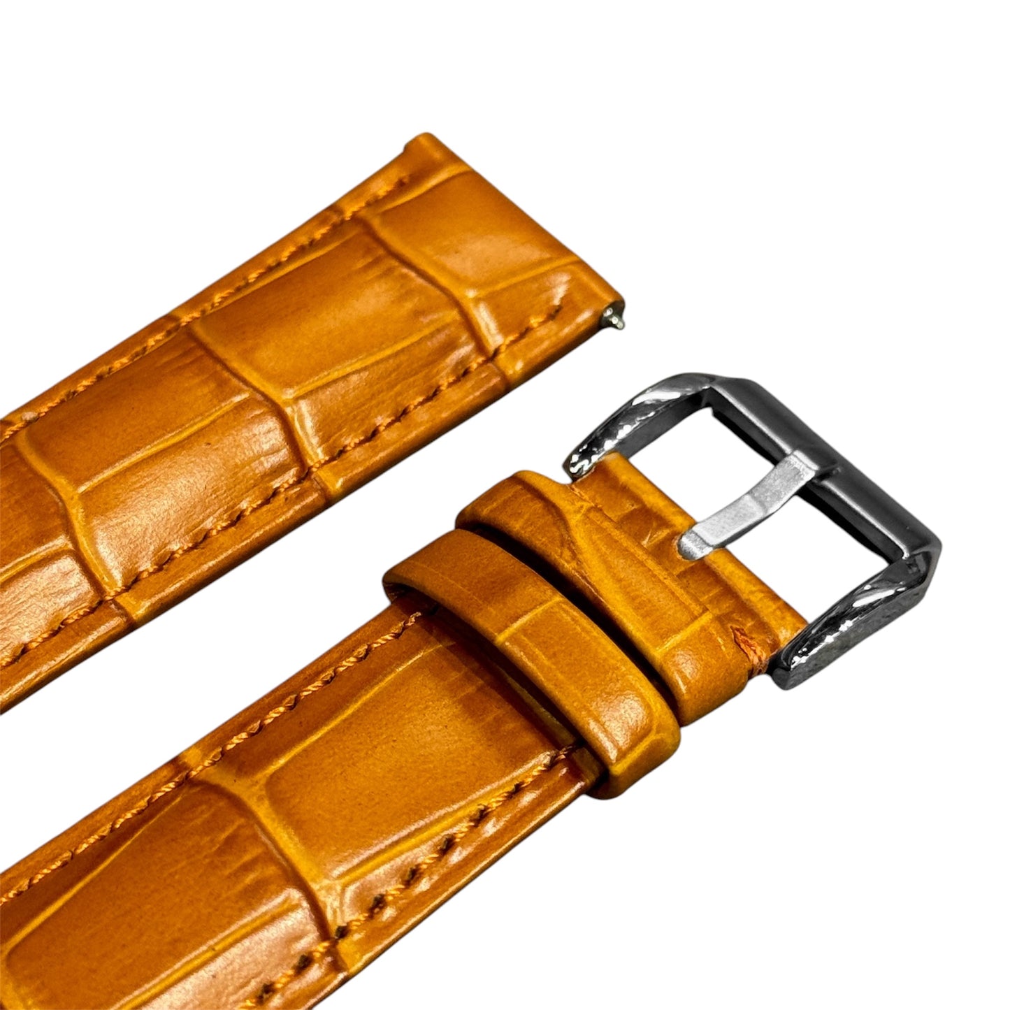 5A - Golden brown Genuine leather strap