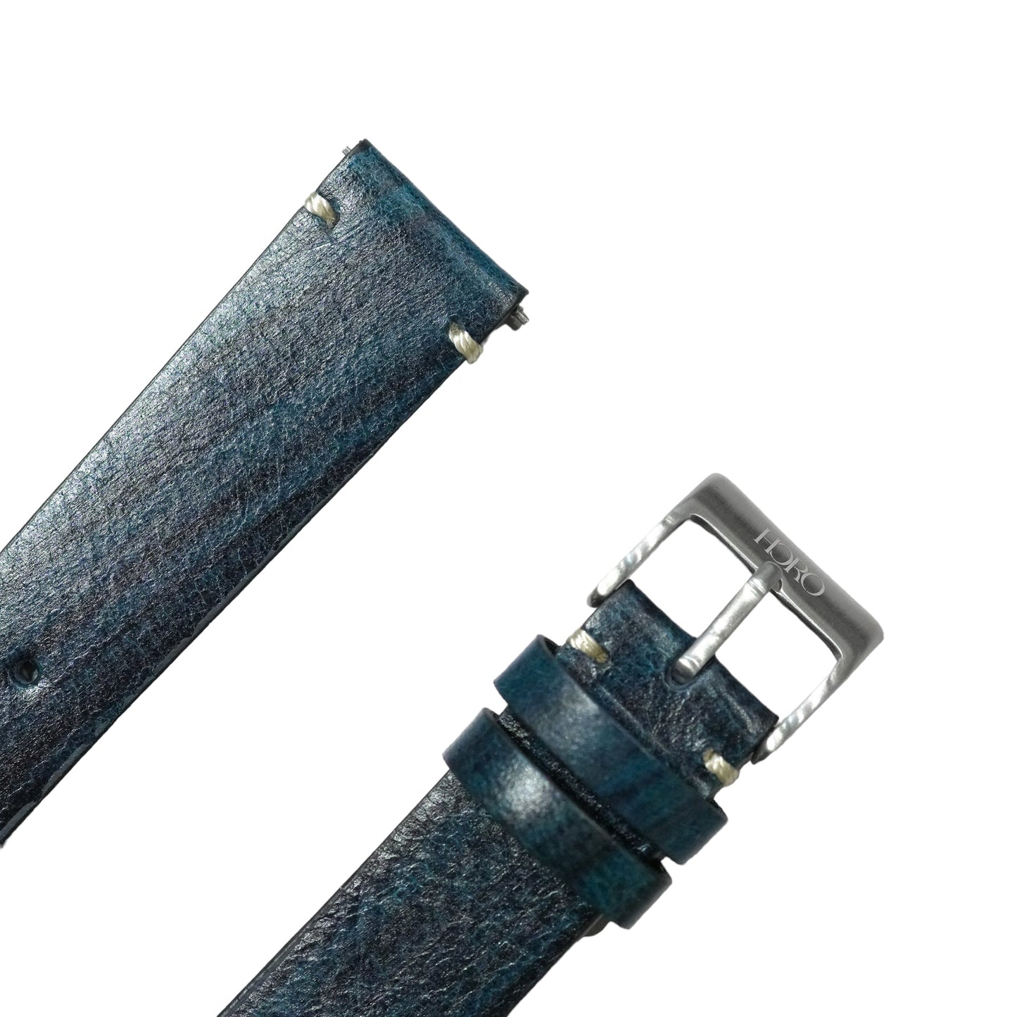 276c - Calf leather strap Blue