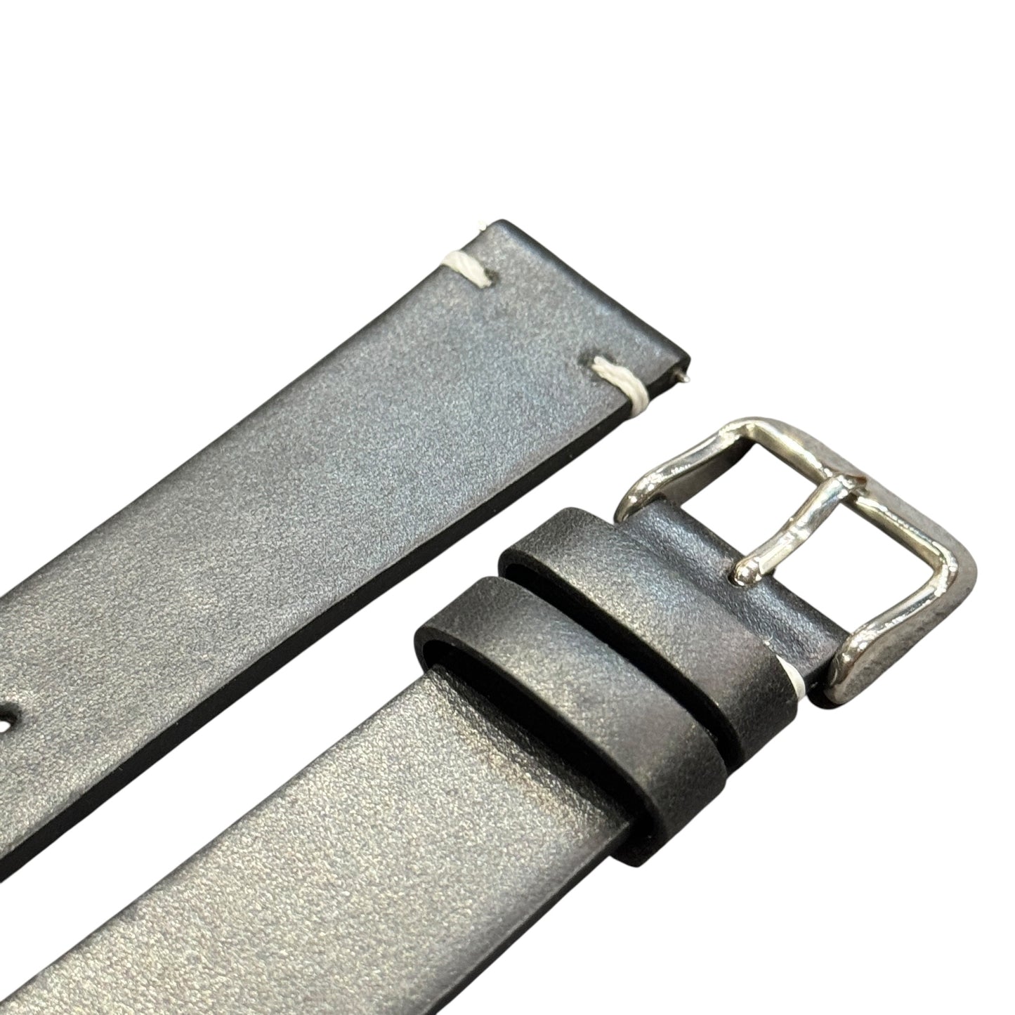 111 - Calf leather strap Black
