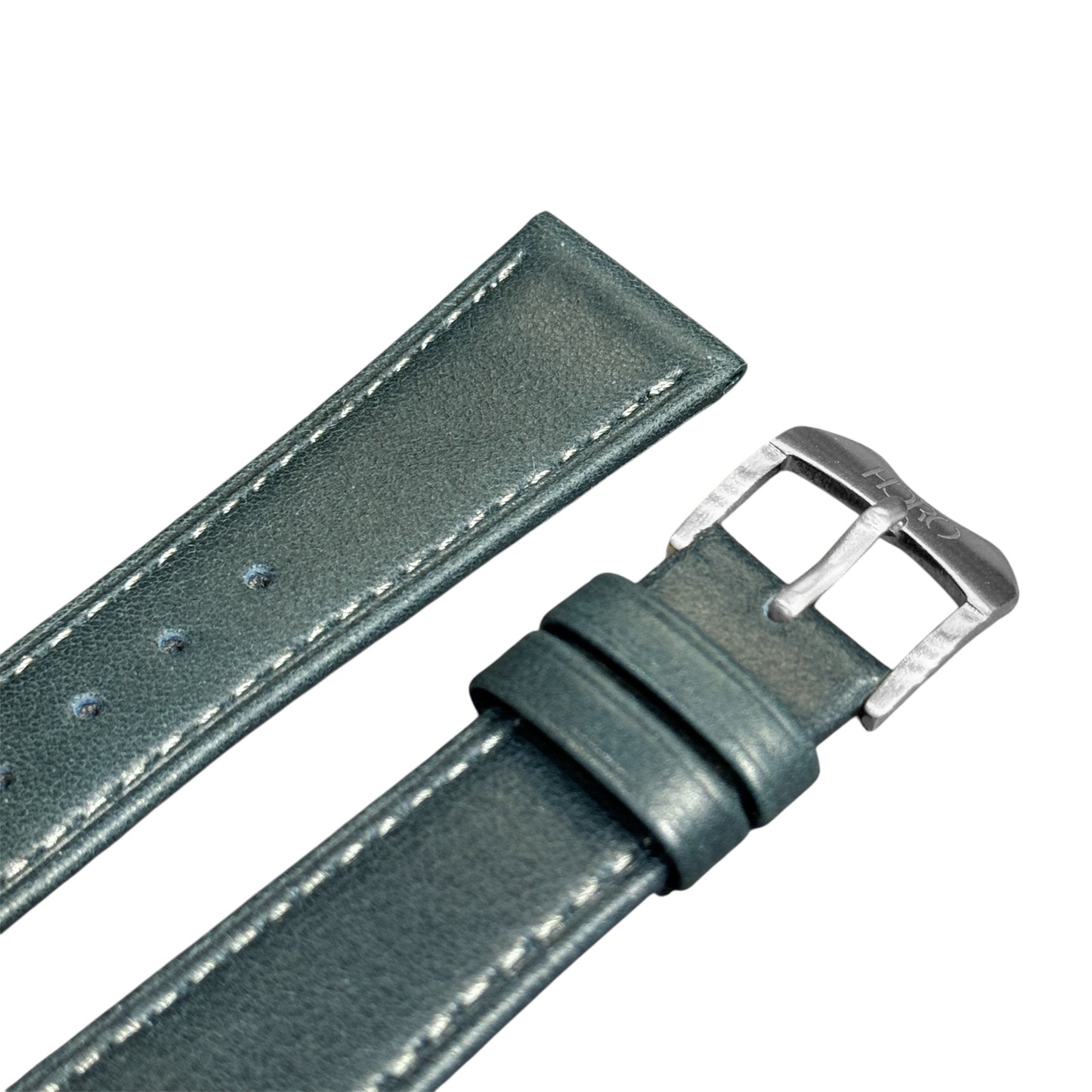 908 - Navy Flat calf strap