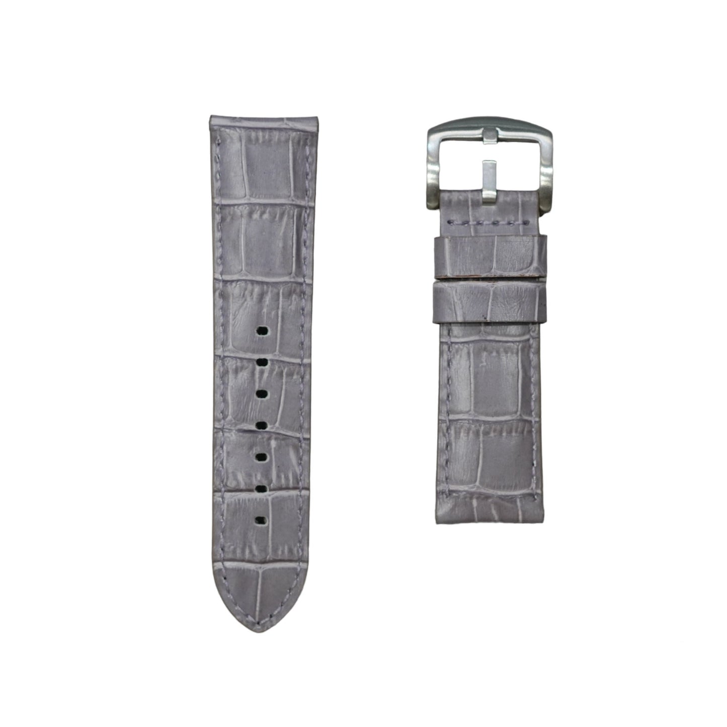 4A - Cold grey Genuine leather strap