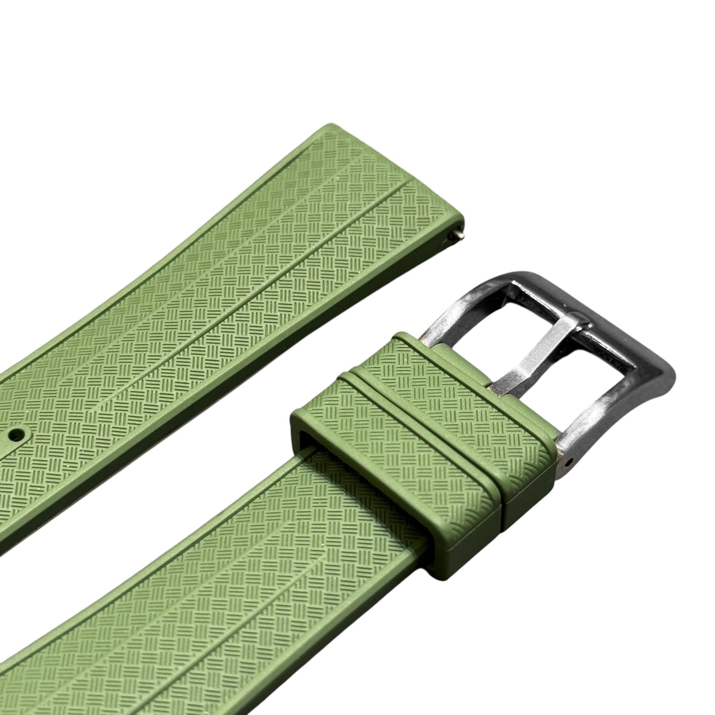 904 - Military green FKM Rubber strap