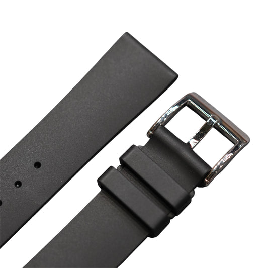 XSFKM - Black Short length FKM Rubber strap