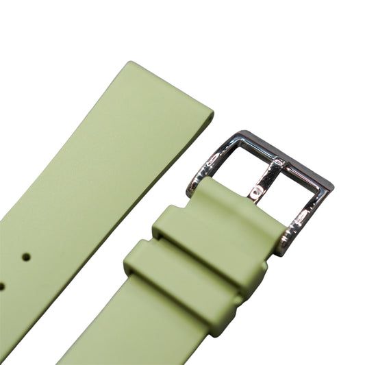 XSFKM - Olive Green Short length FKM Rubber strap