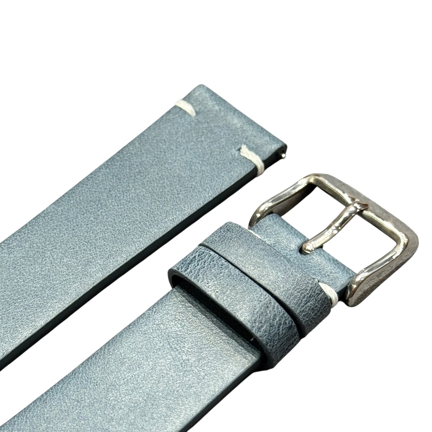 111 - Calf leather strap Blue