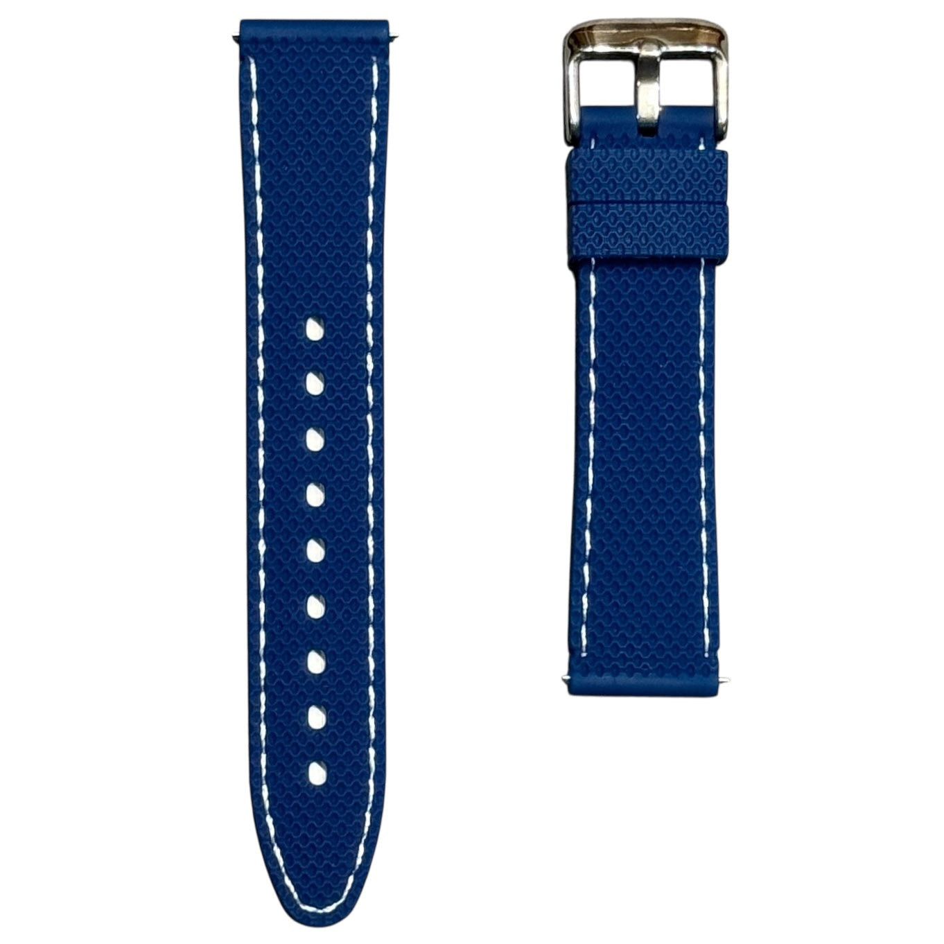 Waffle - Rubber strap Royal Blue