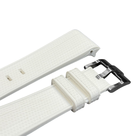 61M - White Rubber strap