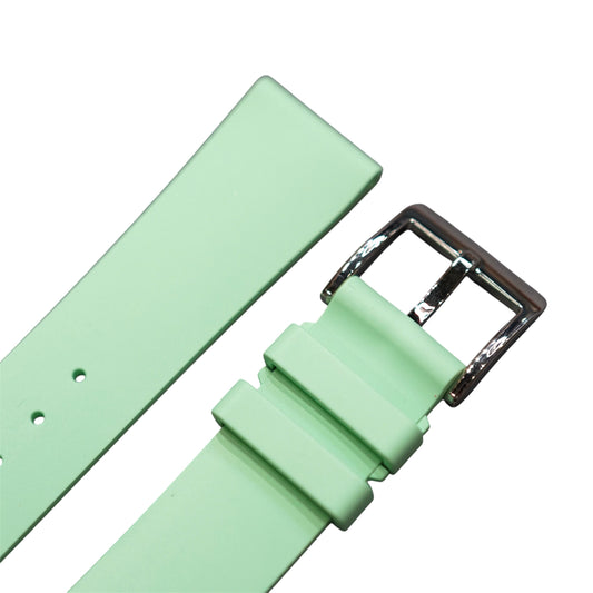XSFKM - Light Green Short length FKM Rubber strap