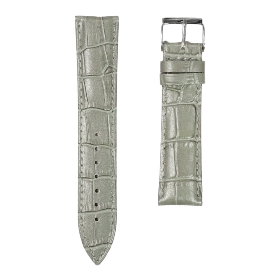 7A - Grey genuine leather strap