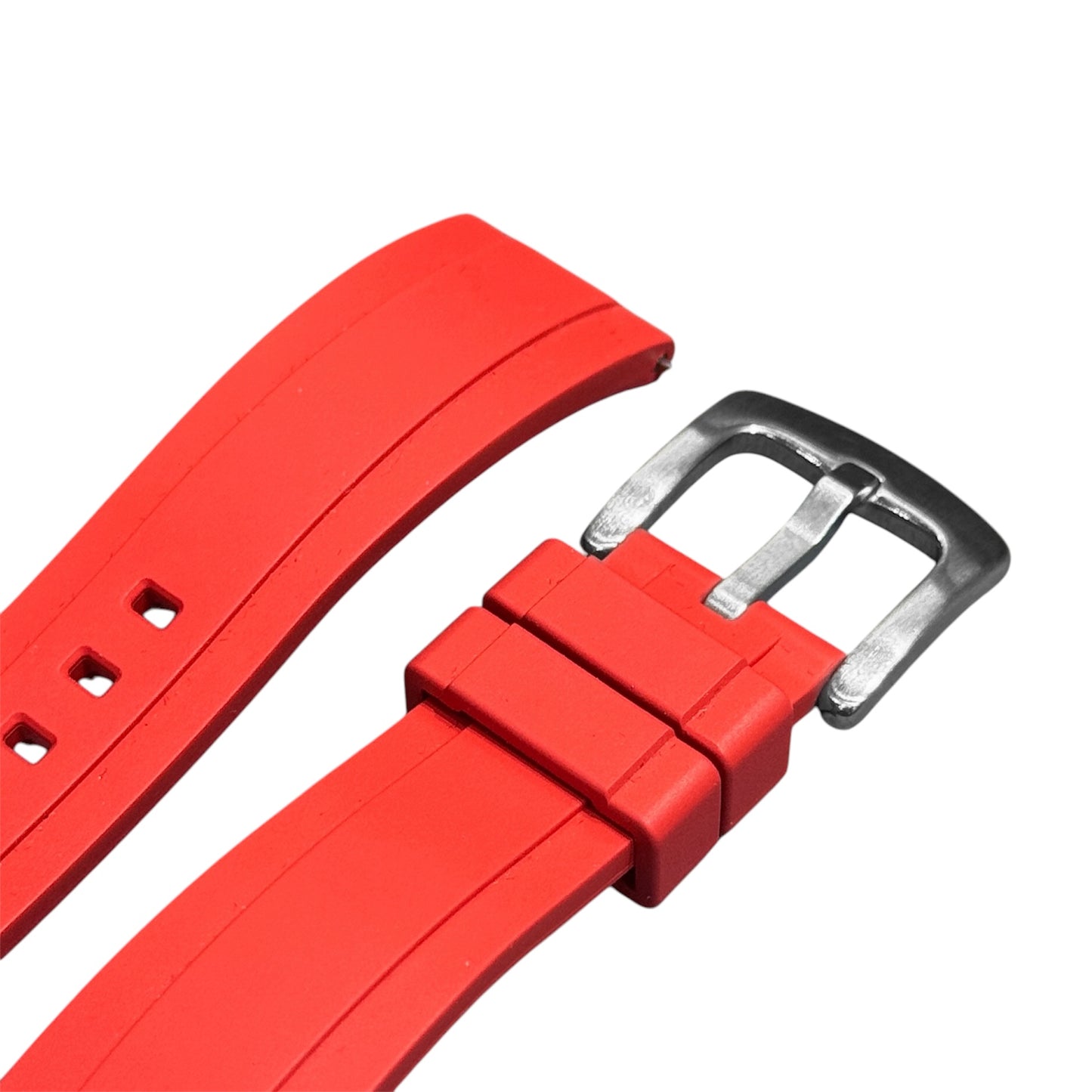 615P - Fire red FKM Rubber strap