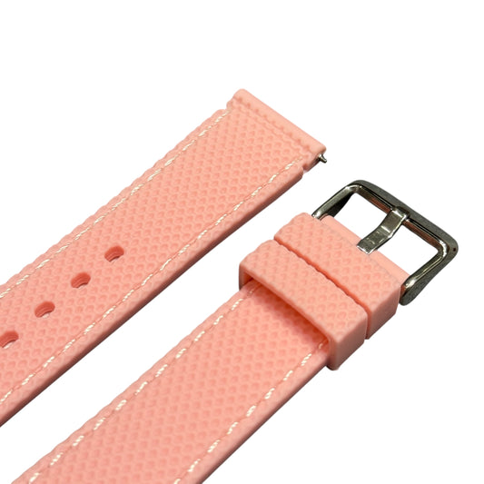 Waffle - Rubber strap Pink