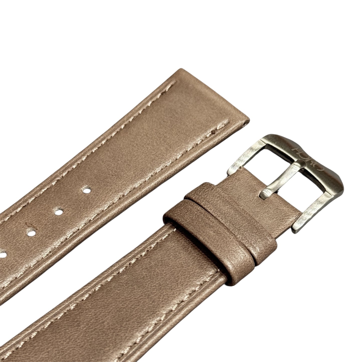 908 - Taupe Flat calf strap