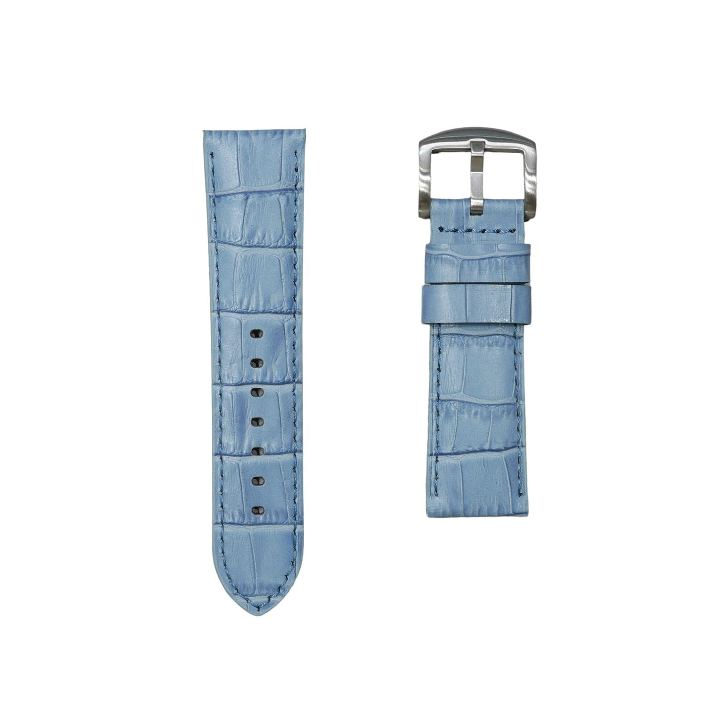 4A - Sky blue Genuine leather strap